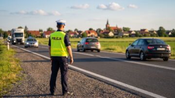 Weekend na drogach: pociąg, dachowanie i 2,1 promila